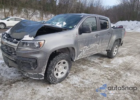 2022 Chevrolet Colorado 4Wd Short Box Wt z USA, uszkodzony, nr VIN 1GCGTBEN7N1261083